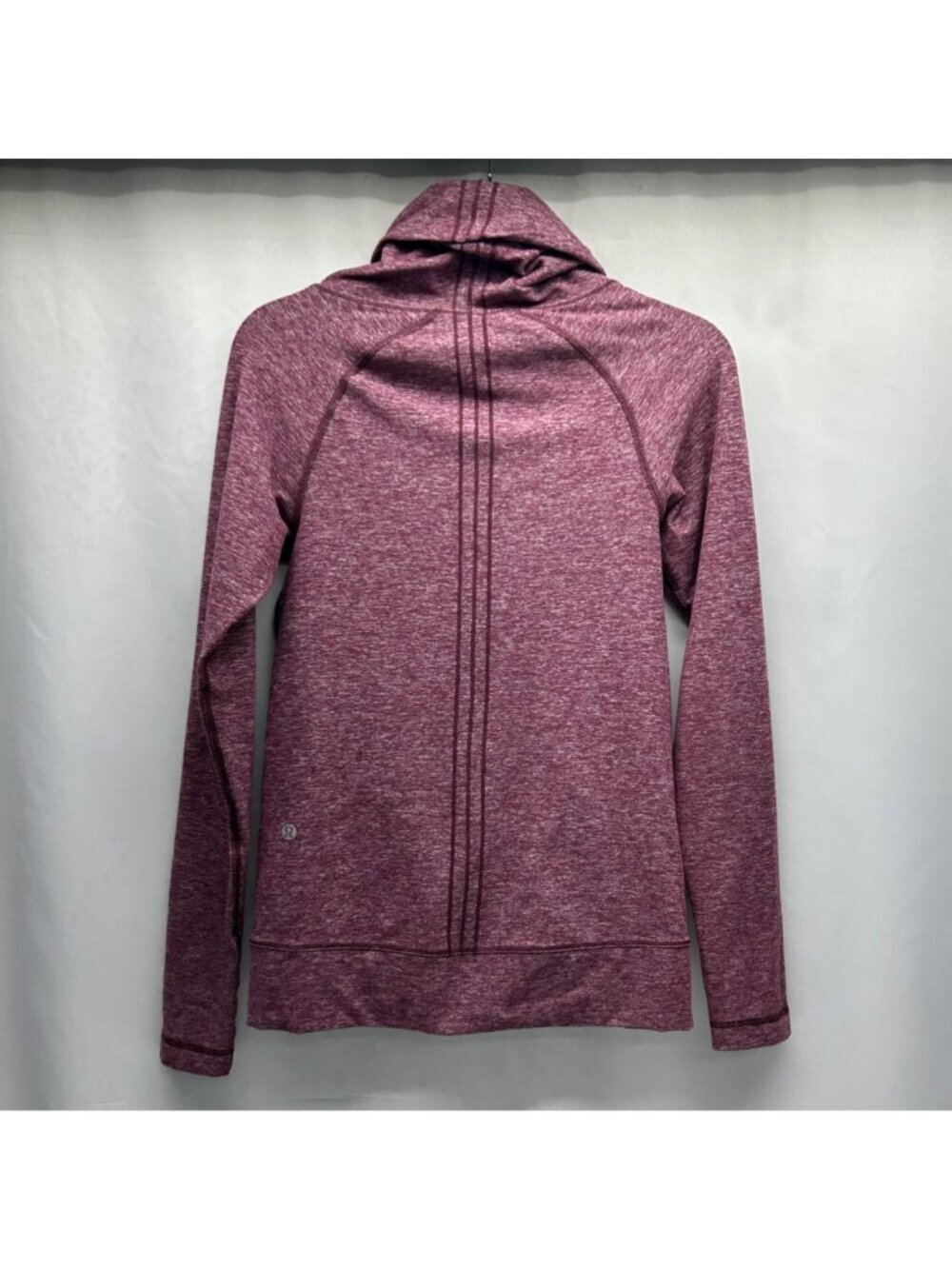 Lululemon Make A Move Long Sleeve Cowl Neck Pullover Heathered Red Grape No Size - Picture 14 of 15